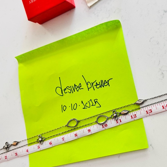 RARE James Avery Retired Venetian Scroll 40” Long Necklace - Picture 9 of 10